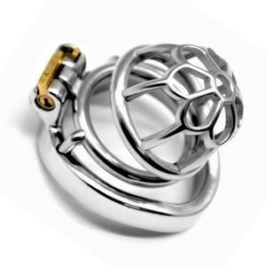 FRRK 50 millimetri sm giocattoli del sesso di castità serratura del pene <span class=keywords><strong>cage</strong></span> con portachiavi Maschio dispositivo di castità negozio del sesso di castità gabbia 304 in acciaio inox - Product Image 1