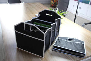 Nero di Grandi Dimensioni In Più Auto Trunk Organizer con 3 Scomparti/Auto Multi-Pocket Organizer Grande Capacità Pieghevole Sacchetto di Immagazzinaggio - Product Image 6