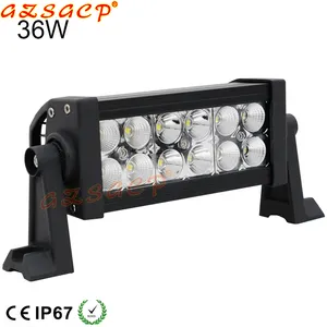 Super bright straight dual row 12v 7.5 inch 36w cheap used led light bars in China