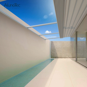 Tường Treo Không Thấm Nước Động Cơ Có Thể Thu Vào Mái Hiên Pergola Với Ánh Sáng Led Cho Nhà Hành Lang - Product Image 4