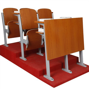 Brun Pas Cher Rangée École Bureau De Conférence Double Couleur <span class=keywords><strong>Chaise</strong></span> De <span class=keywords><strong>Classe</strong></span> 2 Personne Bureaux - Product Image 1