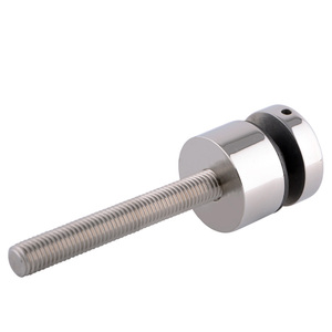 Stainless Steel M12 Polished <strong>Glass</strong> Balustrade <strong>Bracket</strong> With Screws