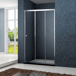 KMRY-marco <span class=keywords><strong>de</strong></span> aluminio para cuarto <span class=keywords><strong>de</strong></span> <span class=keywords><strong>baño</strong></span>, pantalla <span class=keywords><strong>de</strong></span> enlace, 3 paneles <span class=keywords><strong>de</strong></span> cristal, puerta deslizante, plegable, cabina <span class=keywords><strong>de</strong></span> ducha - Product Image 2