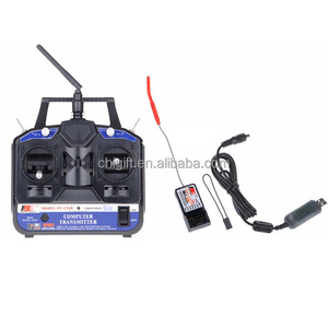 FS-CT6B émetteur-récepteur RC modèle <span class=keywords><strong>radio</strong></span> 6 canaux pour drone quadrirotor avion hélicoptère - Product Image 3