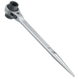 LINYIQUEN Llave <span class=keywords><strong>de</strong></span> trinquete <span class=keywords><strong>de</strong></span> doble cabeza <span class=keywords><strong>de</strong></span> acero <span class=keywords><strong>de</strong></span> grado industrial 19x22mm para tornillos <span class=keywords><strong>de</strong></span> andamios - Product Image 1
