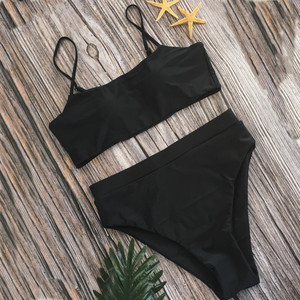 Cikini उच्च कमर समुद्र तट बिकनी दो टुकड़ा बिकनी Swimwear के विनिर्माण कंपनी - Product Image 6