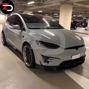 Bộ Thân Xe RZ Chất Lượng Hoàn Hảo Cho Tesla Model X Cánh Lướt Gió Phía Trước Bằng Sợi Carbon