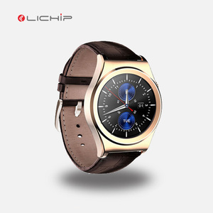LICHIP nuevas ventas calientes soporte IOS y android pantalla redonda Q8 reloj inteligente - Product Image 1