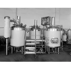 1000l Bar Beer 3 Vessel Brew House Kombucha Brewing Equipment