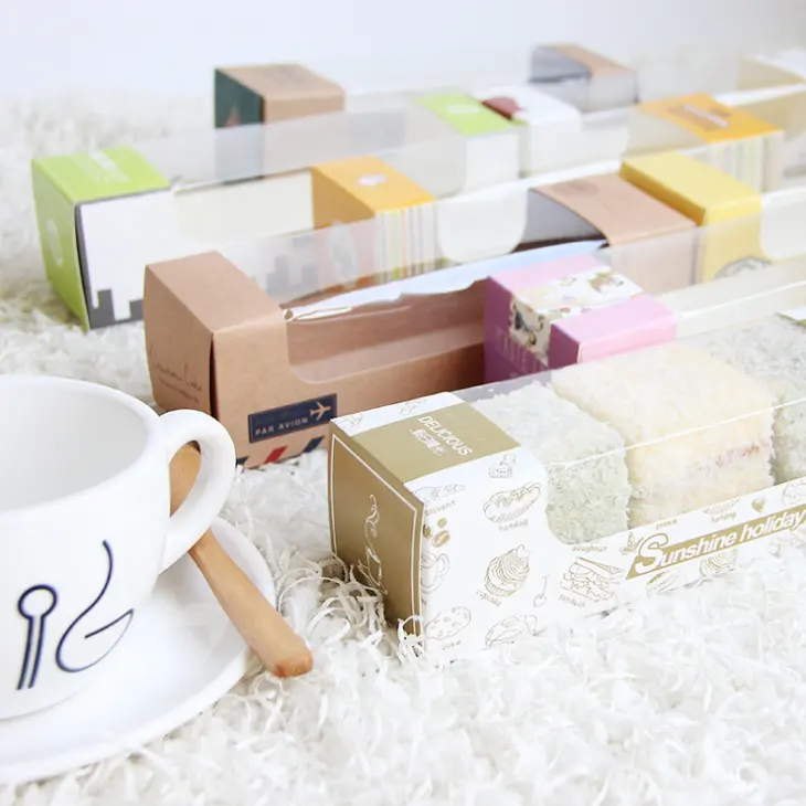 Роскошная прозрачная подарочная коробка для пекарни, макарон, торта для свадебной вечеринки, Baby Shower, Подарочная коробка для тортов, белые коробки с прозрачным окном