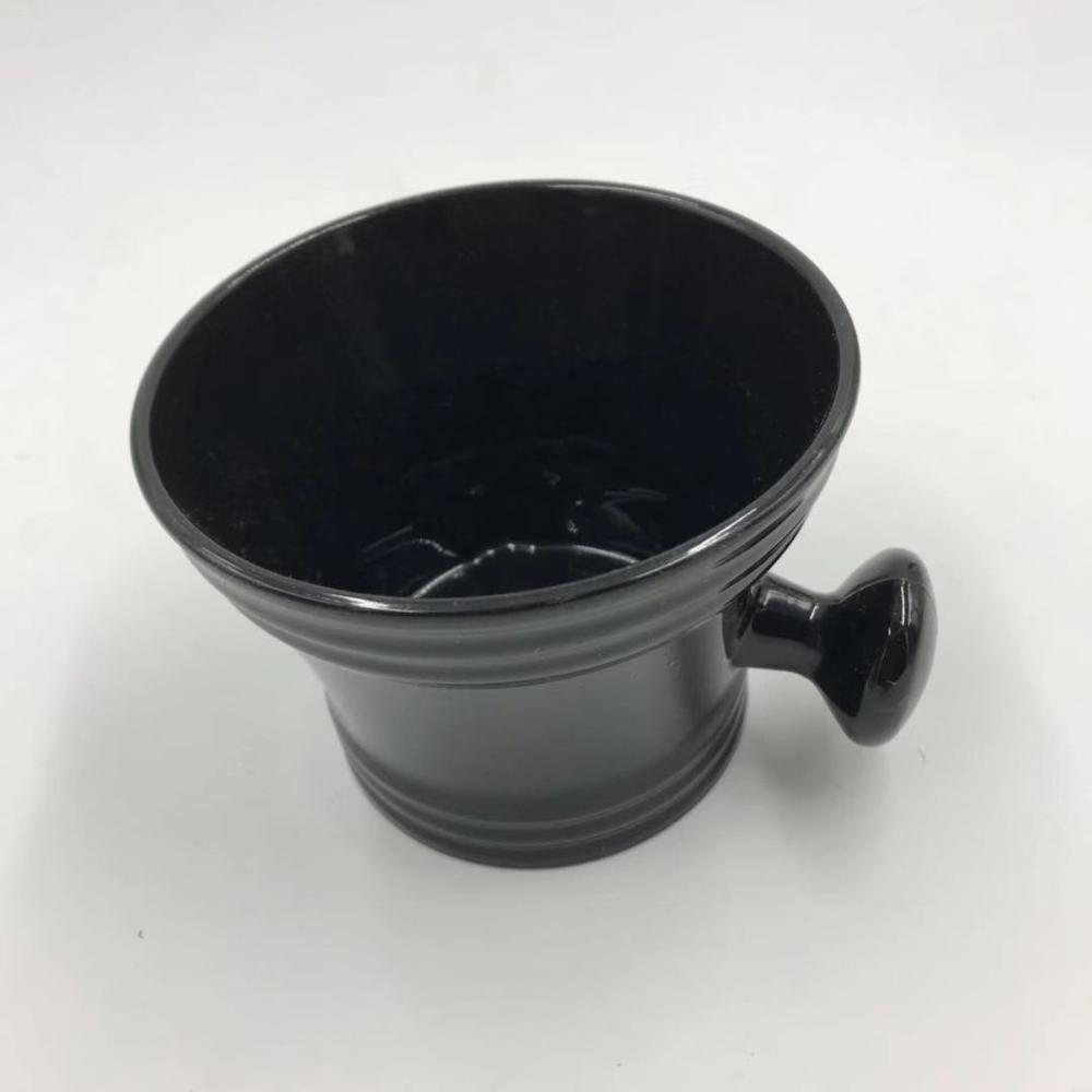 Высококачественный набор кистей для ухода за бородой барсука, черная акриловая подставка для мыла, чаша для бритья