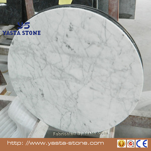Dia 80cm Round Carrara White <strong>Marble</strong> <strong>Table</strong> <strong>Tops</strong> Night <strong>Tops</strong> - Product Image 5