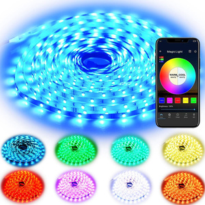 Led Strips App Rgbw Multi <span class=keywords><strong>Diy</strong></span> Kleur Accent Led Strips 5M Led <span class=keywords><strong>Strip</strong></span> Verlichting Voor Tv Met Slimme Leven Decoratie