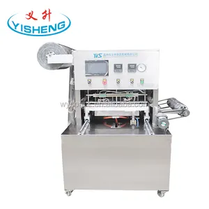 Tray Map Sealer Tray Sealing Machine Modifizierte Atmosphäre Verpackung Automatische Tray Sealing Machine Lebensmittel Fleisch Fisch Fertiggericht MAP