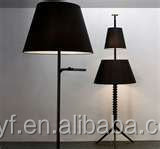 Chinese Wholesale Contemporary White Fabric Shade Metal Frame <strong>Tripod</strong> <strong>Floor</strong> <strong>Lamp</strong> for Home Hotel Decoration - Product Image 6