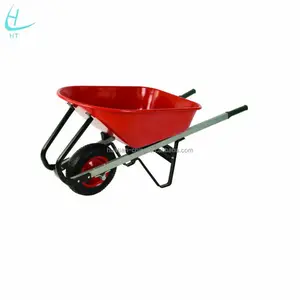 150 KG धातु ट्रे बिजली पहिया ठेला, मॉडल WB6009 Ultility wheelbarrow Handbarrow ट्राली के साथ एक पहिया