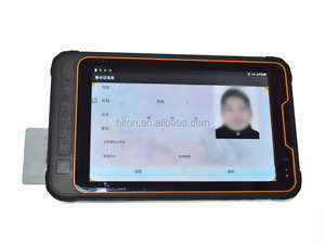 Fábrica MÁS BARATA 8 &amp;quot;2D Barcode reader IC ID lector de Tarjetas 4G UHF RFID Tablet Pc Robusto Con Huella Digital - Product Image 5