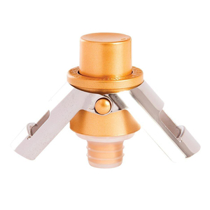 S'adapte à n'importe quel <span class=keywords><strong>bouchon</strong></span> de bouteille de vin mousseux en acier inoxydable scellant bouteille mousseuse liège Silicone étanche garder frais adapté - Product Image 4