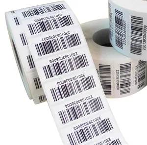 Großhandel selbstklebende Etiketten benutzerdefinierte gestanzte personalisierte Aufkleber Barcode-Druck