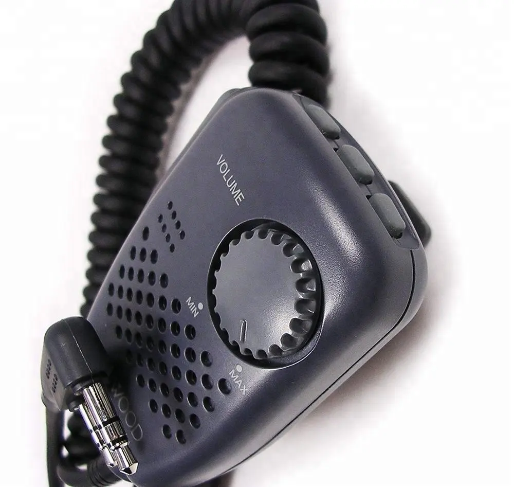 SMC-34 Mão Speaker Mic W/ Swivel Clip, Volume & Controle Remoto, & 2.5 milímetros Fone de Ouvido Jack De Áudio