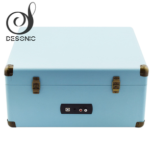 Nhà máy cung cấp cao cấp vali vinyl ghi bàn xoay máy nghe nhạc với tự động trở lại và có thể tháo rời bằng gỗ chân - Product Image 6