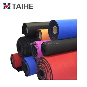 Wholesale thin 1mm neoprene sheet with lycra fabric SBR