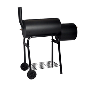 SEJR negro Parrilla de carbón de <span class=keywords><strong>barbacoa</strong></span> Parrilla de <span class=keywords><strong>barbacoa</strong></span> Offset fumador con <span class=keywords><strong>mesa</strong></span> de 113x102x62 cm - Product Image 3