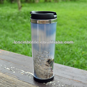 420ml <span class=keywords><strong>personalizado</strong></span> de inserción de papel vaso, vaso de acero inoxidable, starbuck inserción de papel taza de café - Product Image 1