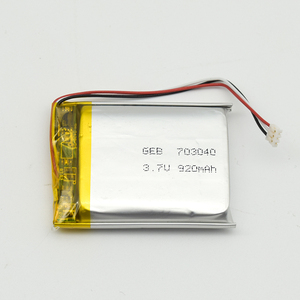 איכות גבוהה 3.7v 920mAh נטענת ליטיום סוללה 703040 - Product Image 3