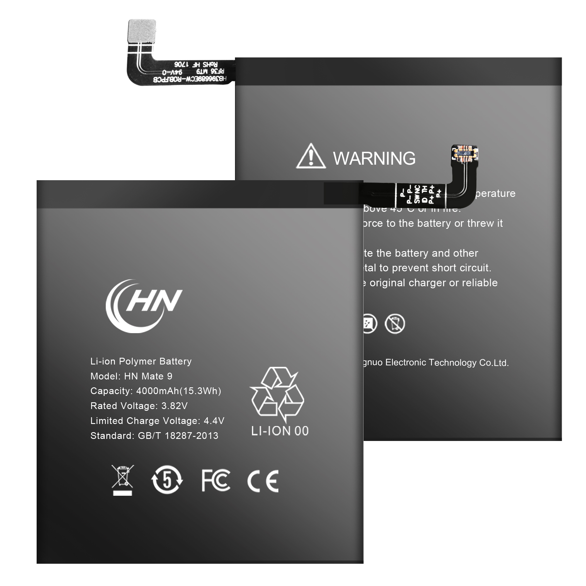 Wholesale Factory Supply for <strong>Huawei</strong> Mate 9 Mobile Phone Battery with 4000mAh Capacity in <strong>Stock</strong>