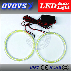 Ovovs 131 mm llevó la <span class=keywords><strong>luz</strong></span> <span class=keywords><strong>de</strong></span> niebla coche del ojo del ángel <span class=keywords><strong>de</strong></span> <span class=keywords><strong>luz</strong></span> LED Angel eyes COB LED DRL - Product Image 2
