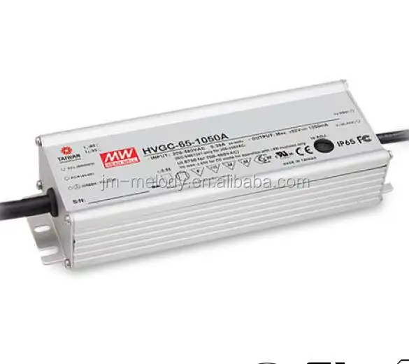 65W HVGC-65 180-528V 277V 347V 380V 480V Switching Power Supply Constant Current Mode LED Driver Waterproof調光対応