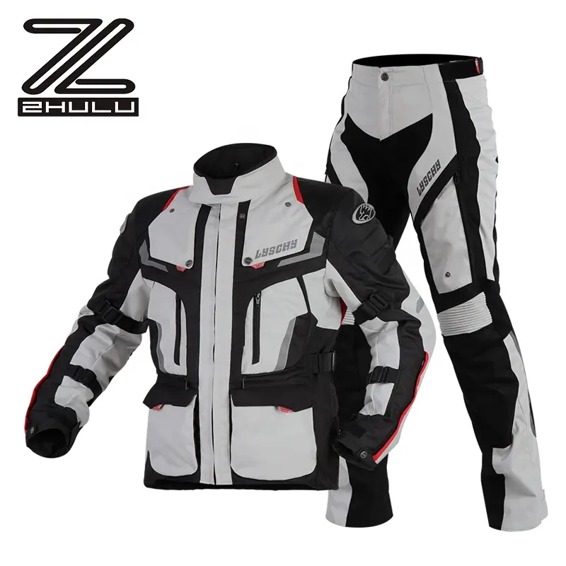 Hot sale high quality Men Motorbike suit OEM motorcycle Waterproof jacket Womens motorcycle protective jacket suit