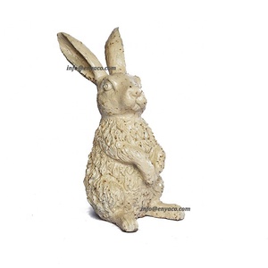Figurines d'animaux de table en métal antique pour la maison Statue de jardin Patio grandeur nature <span class=keywords><strong>sanglier</strong></span> tête d'animal sauvage décor extérieur ornemental - Product Image 5