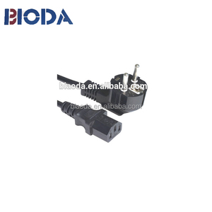 <span class=keywords><strong>Iran</strong></span> Hot Sale Euro Cáp Set Eu 3pin Dây Điện với IEC C13 kết nối máy tính - Product Image 4