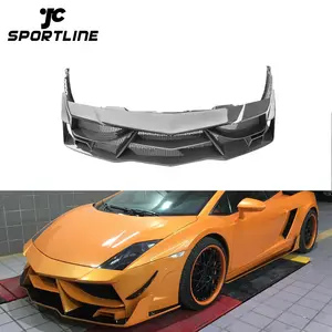 Fibre De carbone De Style D LP570 Pare-chocs avant pour Lamborghini <span class=keywords><strong>Gallardo</strong></span> LP550 LP560 LP570 08-14 - Product Image 1
