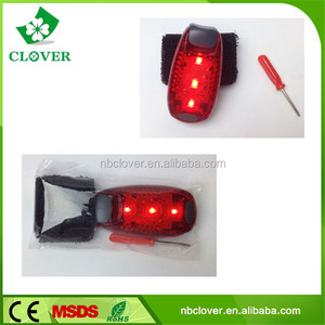 Familiar en Fábrica OEM regalo de la promoción 3 tail led <span class=keywords><strong>bike</strong></span> la luz de la bici con clip - Product Image 2