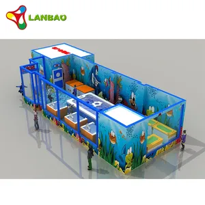 Venda quente pré-escolar parque de diversões instalações comerciais crianças playhouse jogos pequeno playground indoor equipamentos ball pit pool