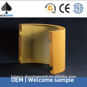 Nuevo estilo caliente soild fachada para delicado cortina de aluminio de la pared precio - Product Image 3