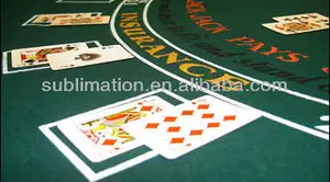 blackjack mesa de póquer del casino de la disposición de fieltro de póquer de mesa de diseño