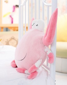 Coussin rond en peluche souple rose personnalisé de haute qualité, vente en gros, traversin/oreiller/coussin (coussin au dos) avec LOGO brodé