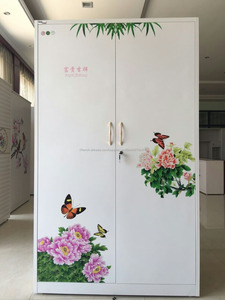 Inde impression motif conception chambre meubles <span class=keywords><strong>en</strong></span> métal <span class=keywords><strong>tissu</strong></span> almirah enfants <span class=keywords><strong>casier</strong></span> métallique - Product Image 5