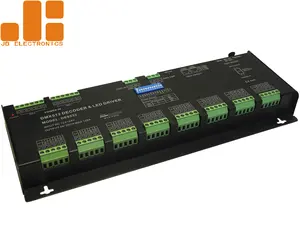 30KHz Freqüência Selecionável 4Ax32CH Tensão Constante 8Bits/Bits de Sinal Amplificador Decodificador DMX512 DE8532 16