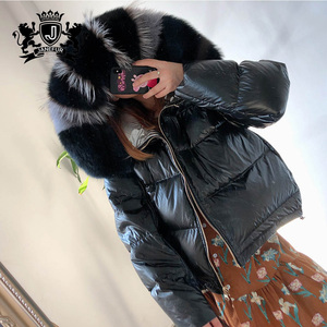 Fashion Winter Bubble Coat Woman <strong>Duck</strong> <strong>Down</strong> <strong>Jacket</strong> for Women Fox Fur Hooded Puffer <strong>Jacket</strong> - Product Image 1