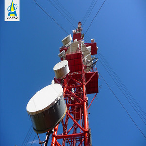 autoportant Ganvanised ASTM <span class=keywords><strong>EU</strong></span> SGG treillis angulaire haubané tour de fil - Product Image 2
