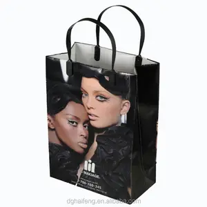 High quality plastic bags with Clip Handle, stand up pouch bag, shopper bags