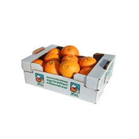 Boîte d'emballage en Carton de fruits fraise, grande boîte Orange personnalisée 50 pièces
