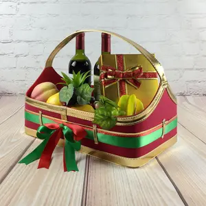 <span class=keywords><strong>Cesta</strong></span> <span class=keywords><strong>de</strong></span> Almacenamiento <span class=keywords><strong>de</strong></span> Regalos <span class=keywords><strong>de</strong></span> Gran Capacidad con Asa <span class=keywords><strong>de</strong></span> Cuero PU, <span class=keywords><strong>Cesta</strong></span> <span class=keywords><strong>de</strong></span> Regalos para Envolver Regalos, <span class=keywords><strong>Cesta</strong></span> <span class=keywords><strong>de</strong></span> <span class=keywords><strong>Navidad</strong></span> con Asa - Product Image 2