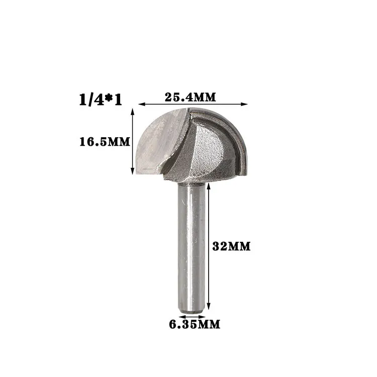 Widely Used Durable Wood Drilling Small Round Bottom Milling Cutter