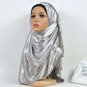 Gamis Muslim Tudung Indonesia Cotton Polyester Hijab Scarf Batik Hijabs Women Silk Free Sample/can Customize Your Own Design